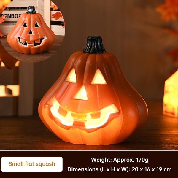 Halloween Hollow-Out LED Pumpkin Lantern Prop
