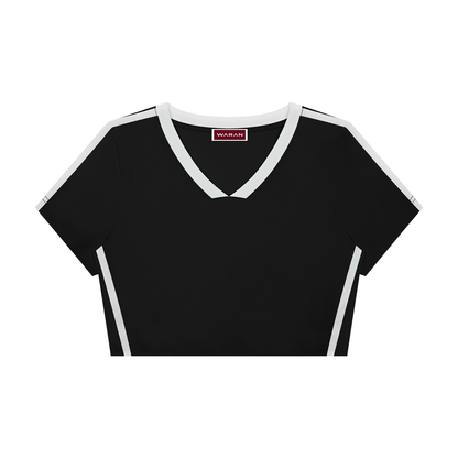 Women’s Slim Fit Color Block T-Shirt