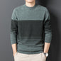 Mens Pure Wool Warmth Thick Sweater