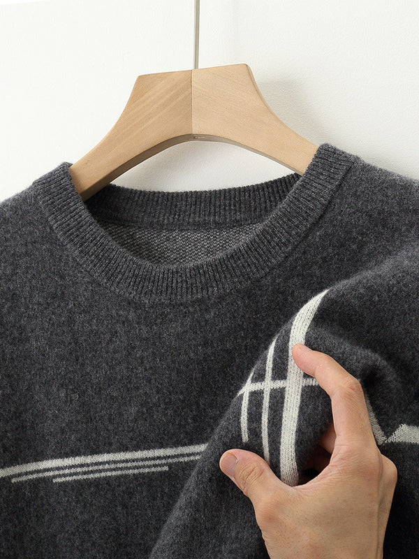 Pull en laine chaud pour homme