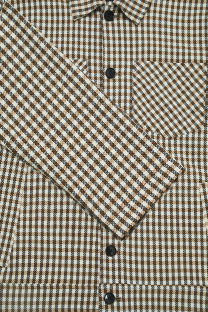 Turner Shacket - Tan Check Silvia