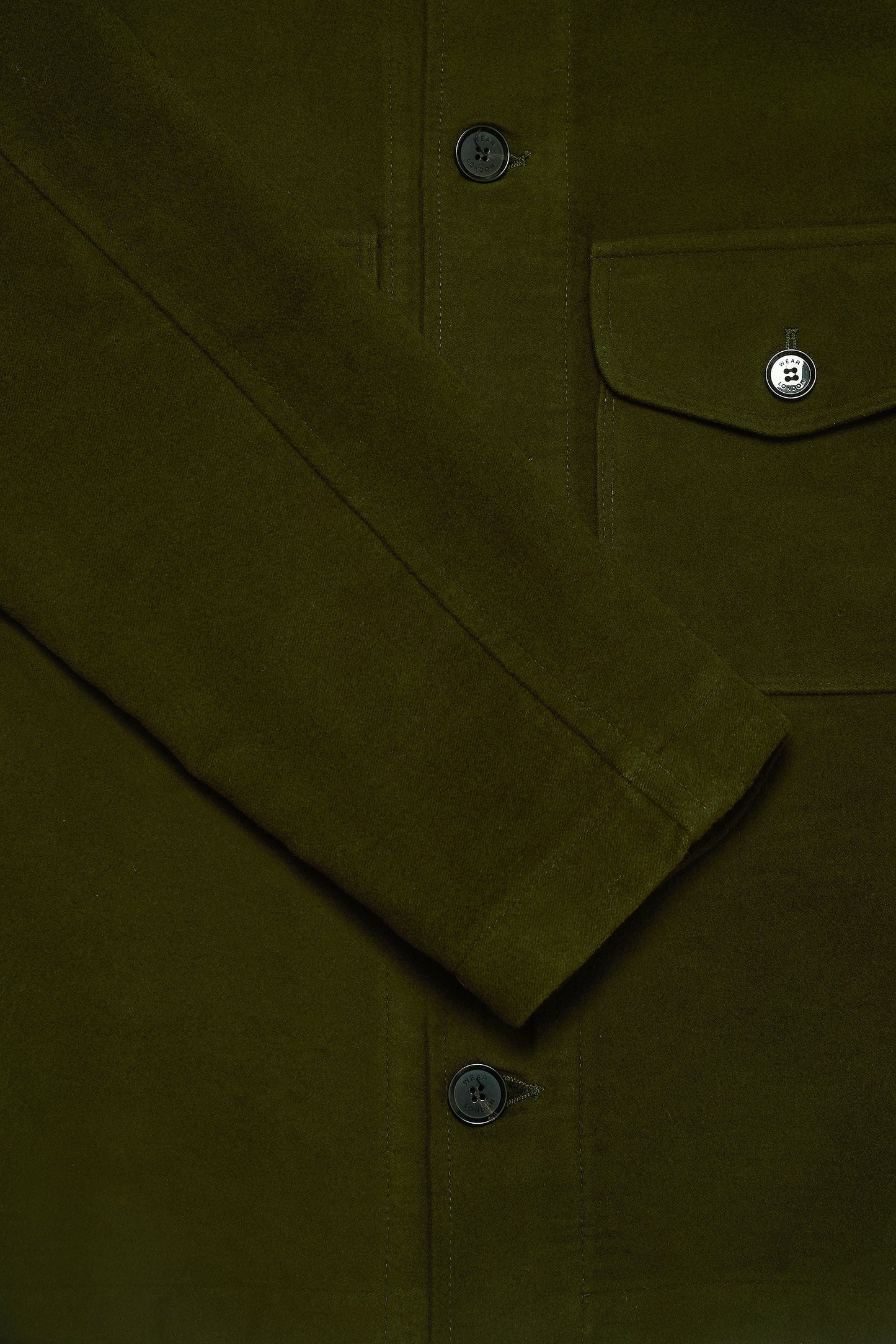 Goring Jacket - Olive Moleskin