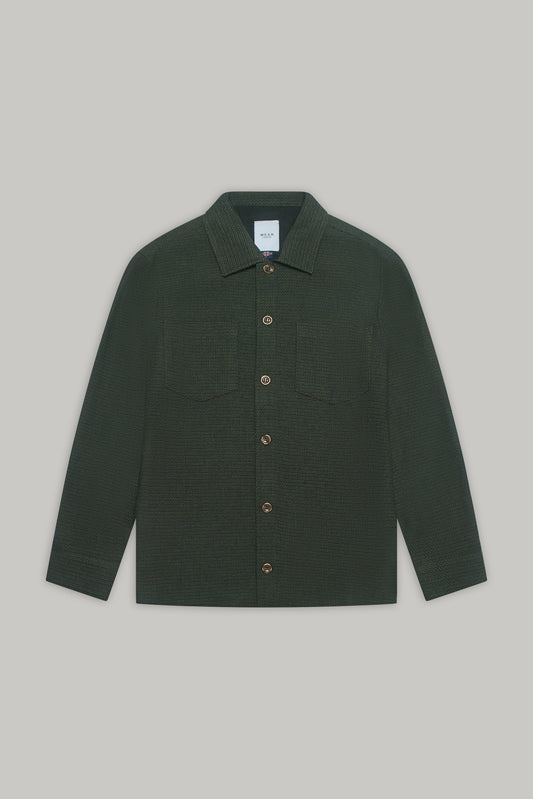Bart Long Sleeve Shirt - Olive Malta