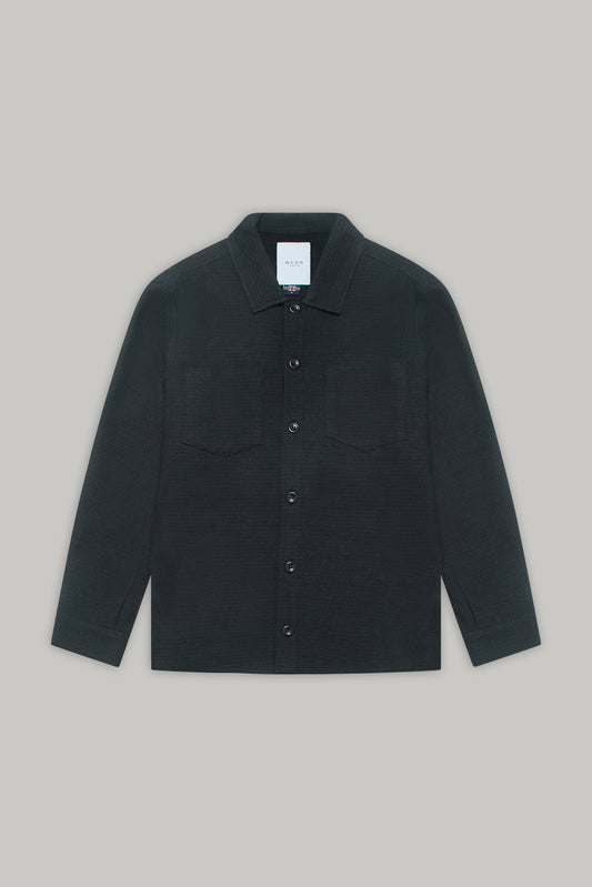 Bart Long Sleeve Shirt - Black Malta