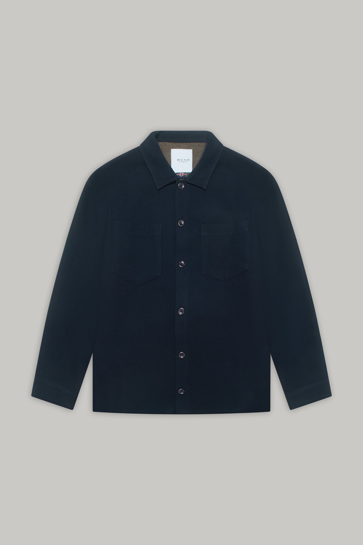 Bart Long Sleeve Shirt - Navy Malta