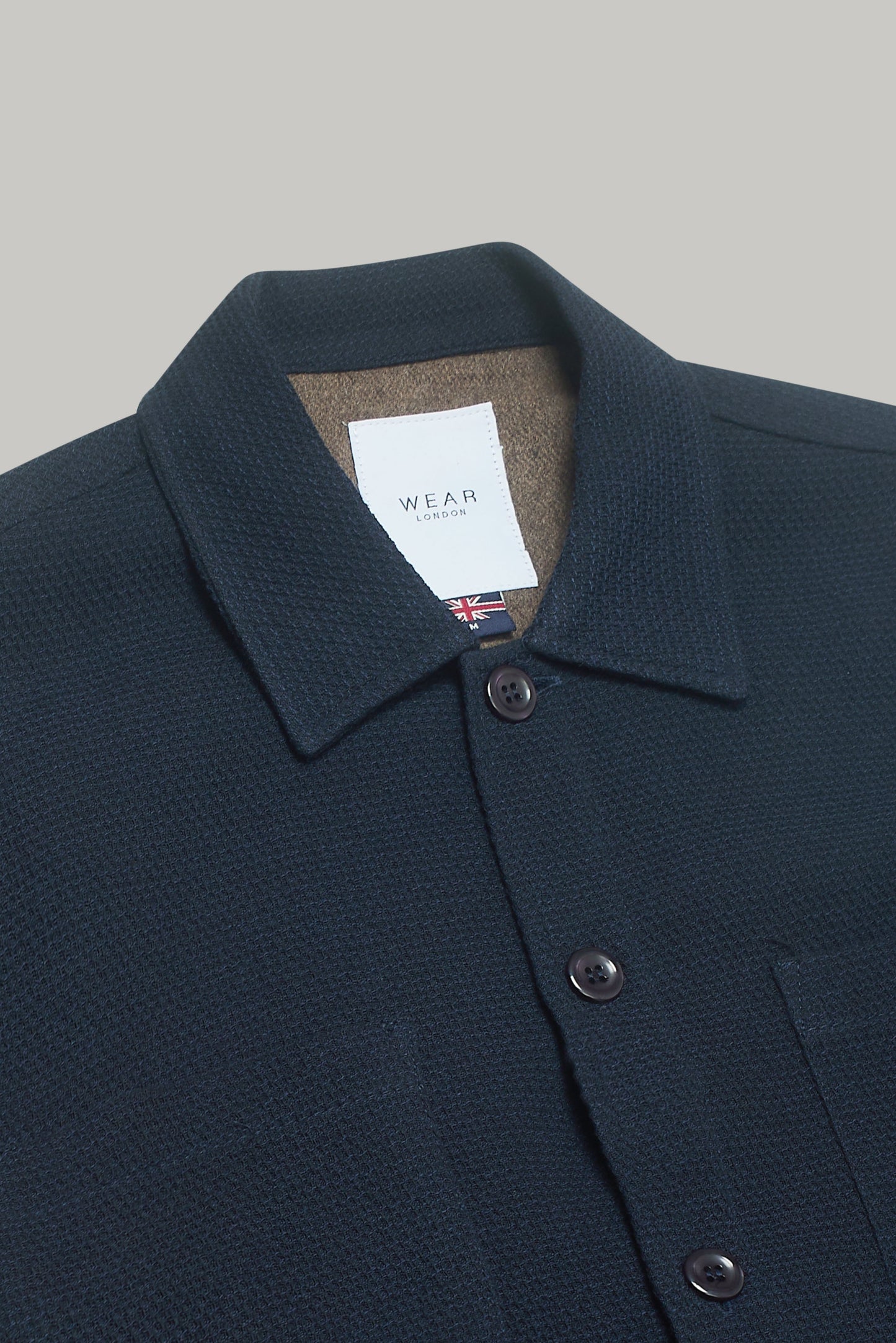 Bart Long Sleeve Shirt - Navy Malta