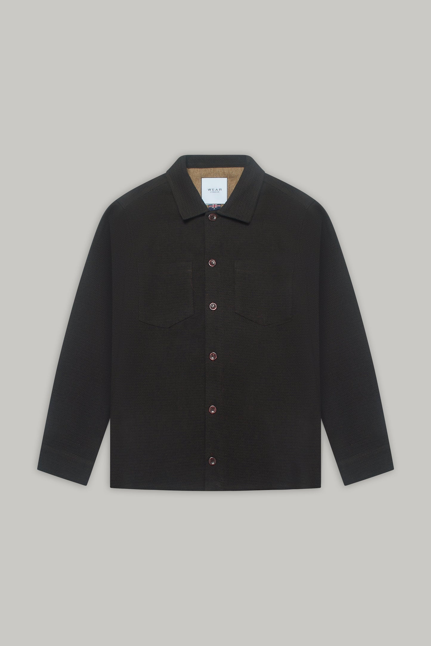 Bart Long Sleeve Shirt - Chocolate Malta