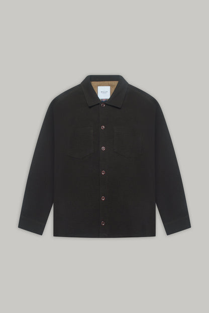 Bart Long Sleeve Shirt - Chocolate Malta