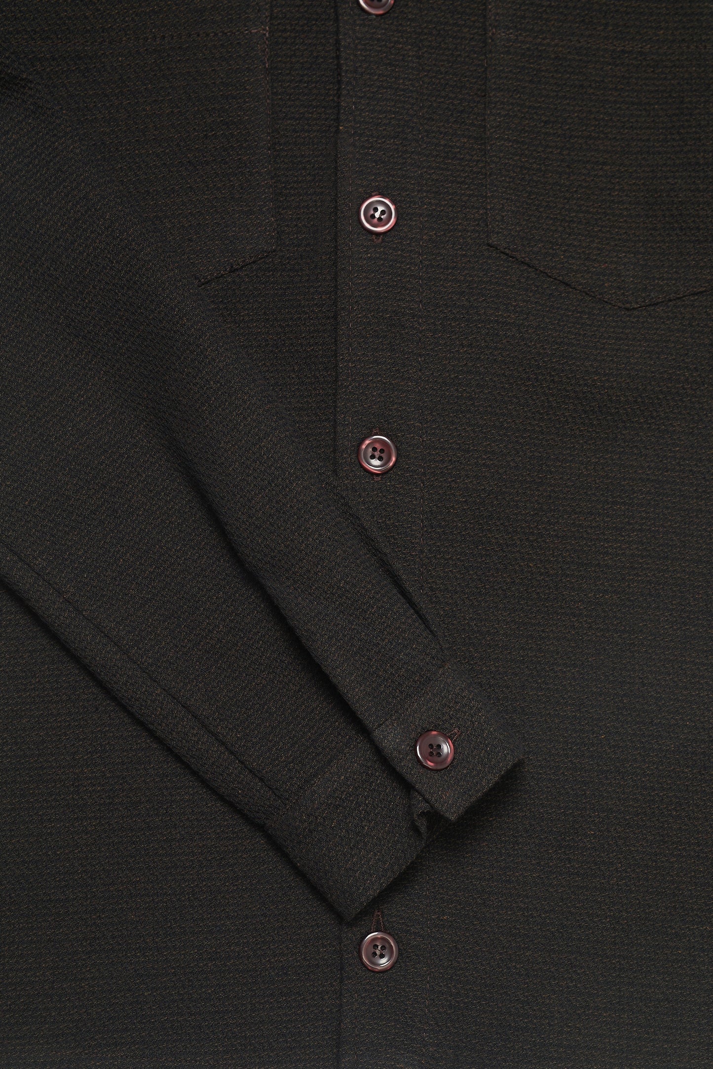 Bart Long Sleeve Shirt - Chocolate Malta