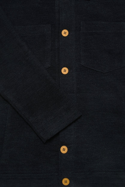 Turner Shacket - Charcoal Herringbone Moleskin