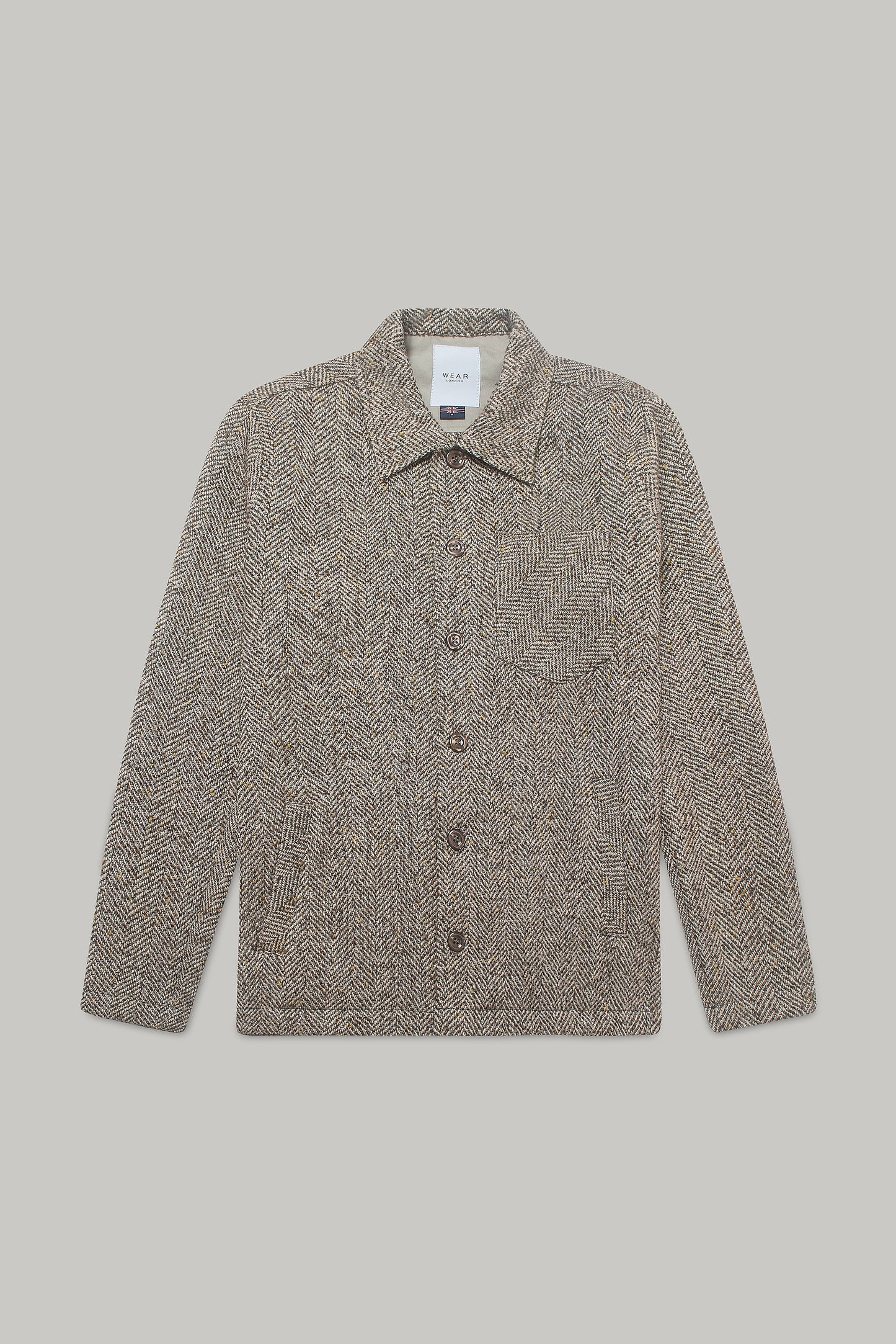 Theydon Overshirt - Orlon Taupe