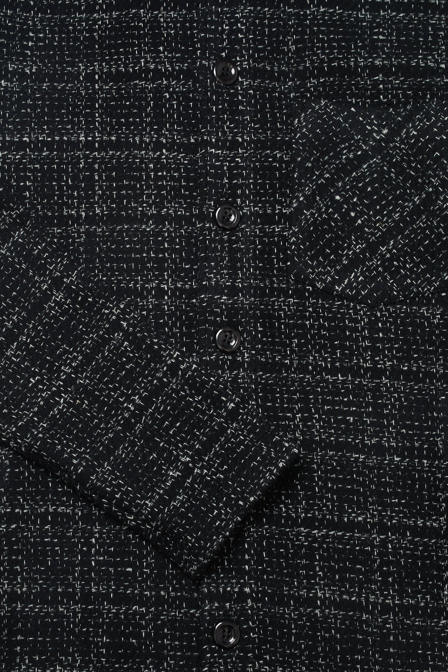 Theydon Frame Overshirt - Black / White