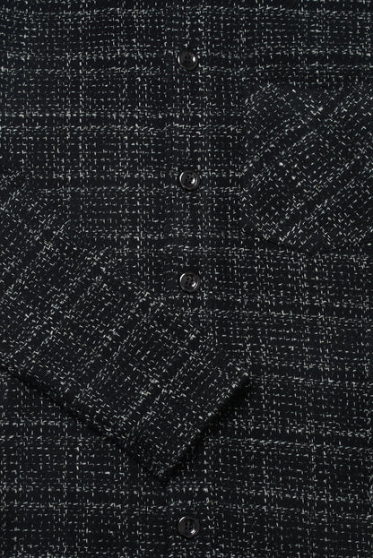 Theydon Frame Overshirt - Black / White