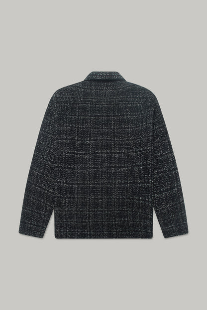 Theydon Frame Overshirt - Black / White