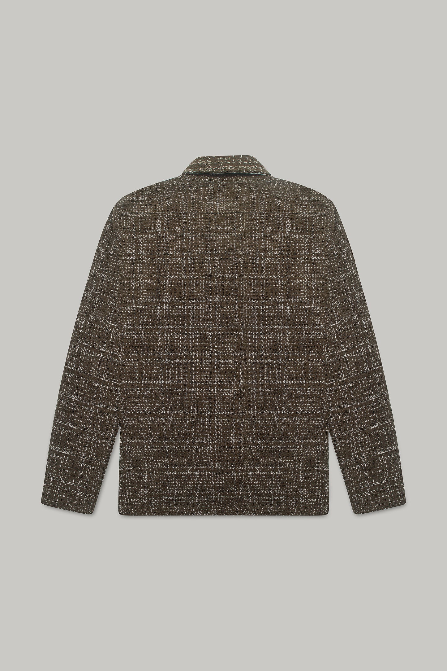 Bart Frame Overshirt - Mocha / Ecru