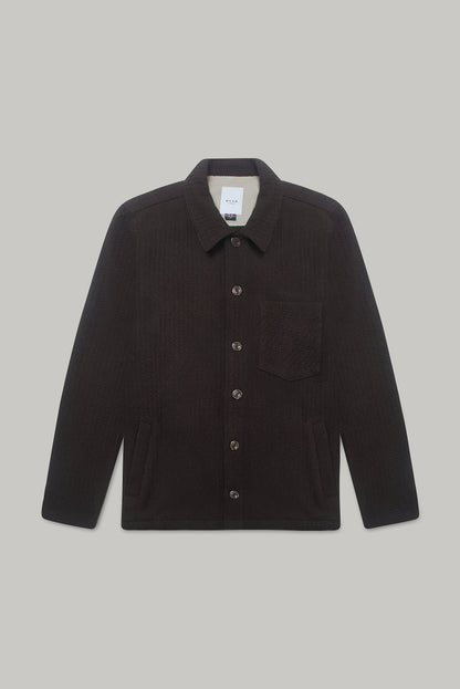 Theydon Overshirt - Chocolate Waffle