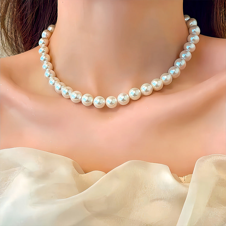 Vintage Pearl Necklace Women's