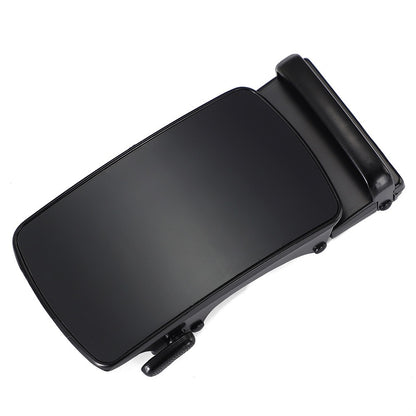 Men's high-end automatic buckle two-layer cowhide belt
