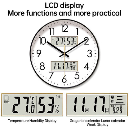 Electronic Calendar Wall Clock.