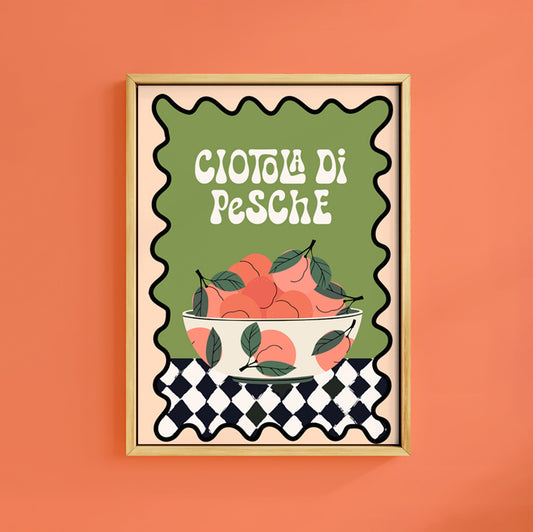 CIOTOLA DI PESCHE PRINT