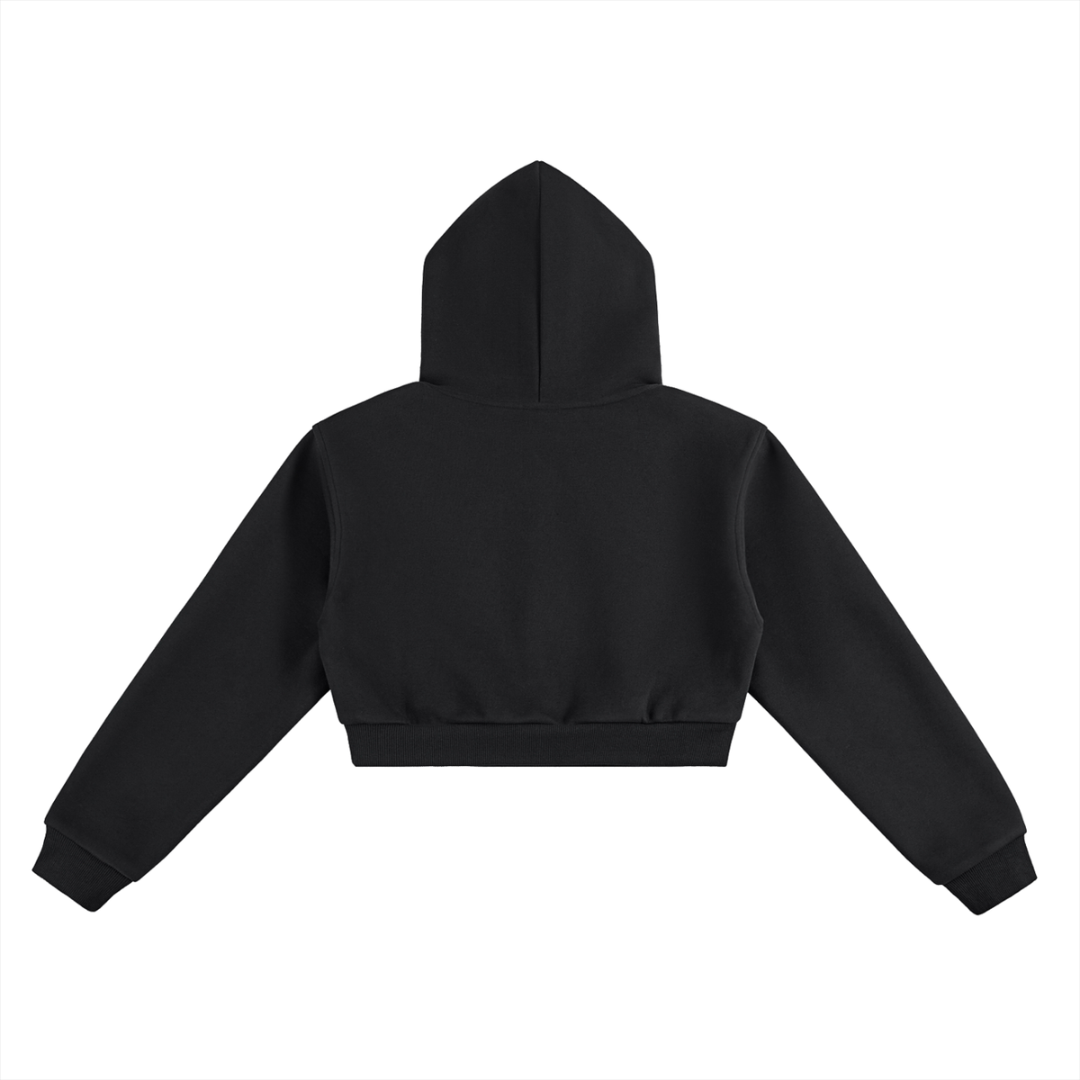 Womens Cropped stringless Hoodie