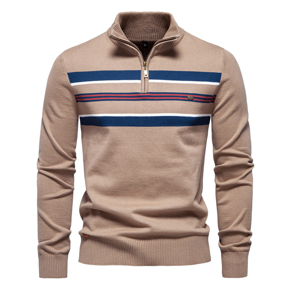 Mens Half Zipper Sweater