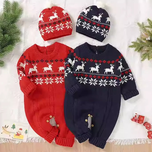 Baby Knitted Jumpsuit Romper