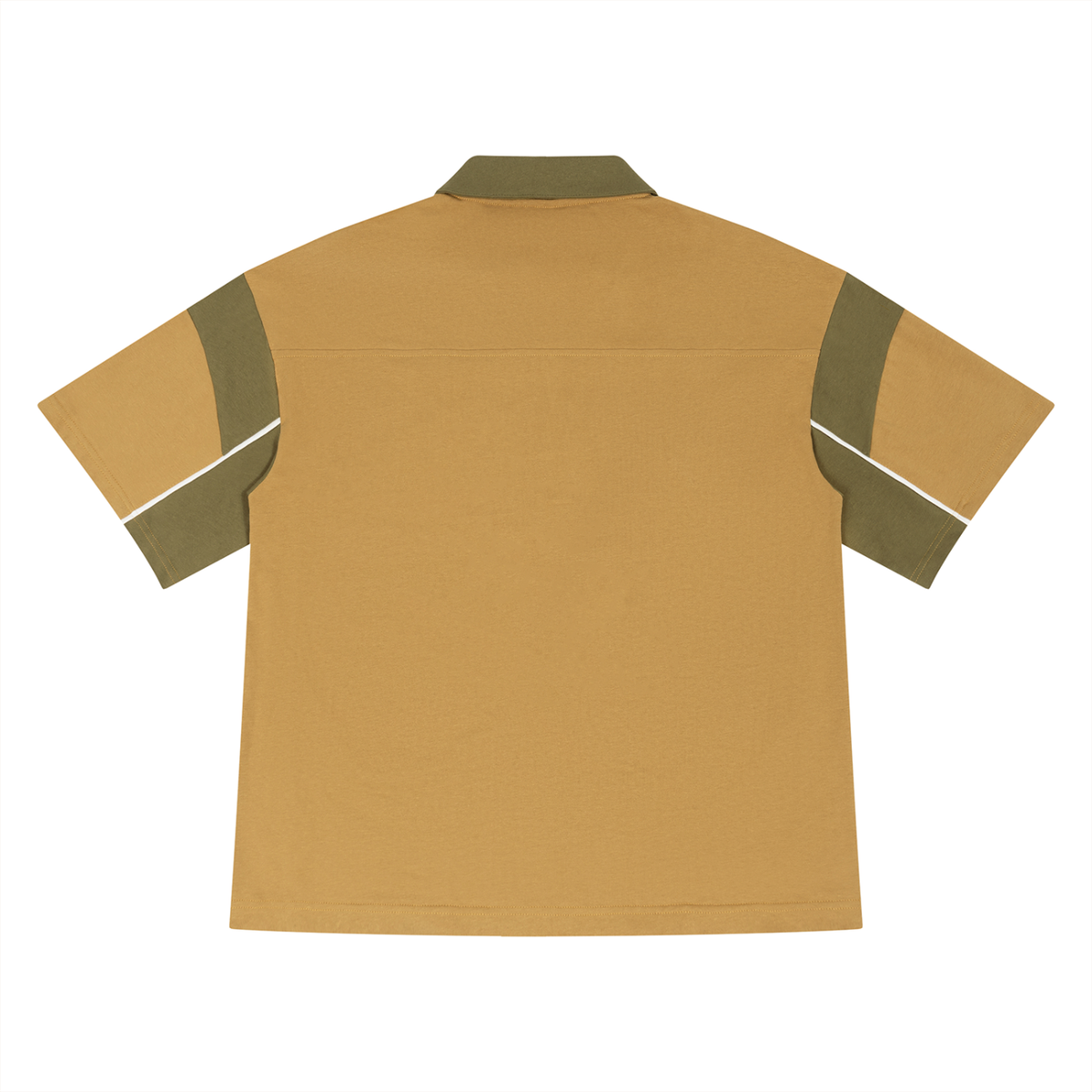 Unisex Boxy Color Block Polo Shirt 230GSM