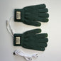 Men's 5-Finger Knitted Touchscreen Electric Heating Gloves