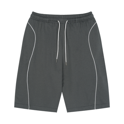Waran Unisex Piping Drawstring Shorts