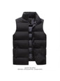 Casual Loose Warm Men's Vest with Fleece Lining