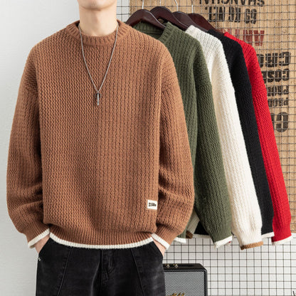 Men's Designer Style Thickened Loose Soft Knit Sweater