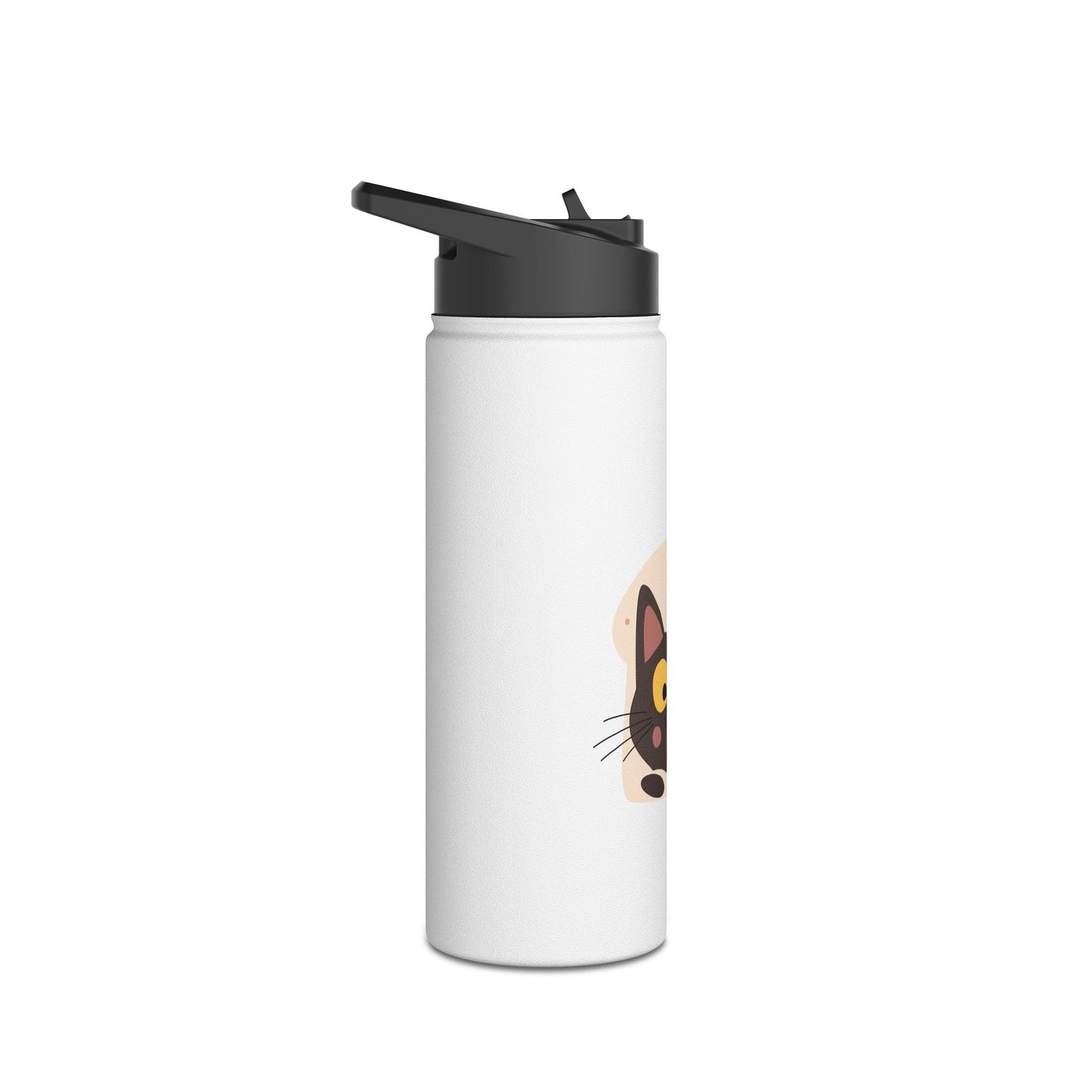 Stainless Steel Water Bottle Lid-cat