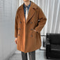 Mid-length Trench Woolen Coat