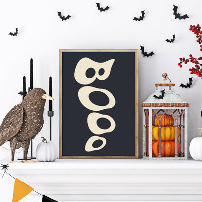 BOO BLACK PRINT