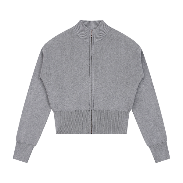Women’s Mock Neck Zip Up Cardigan