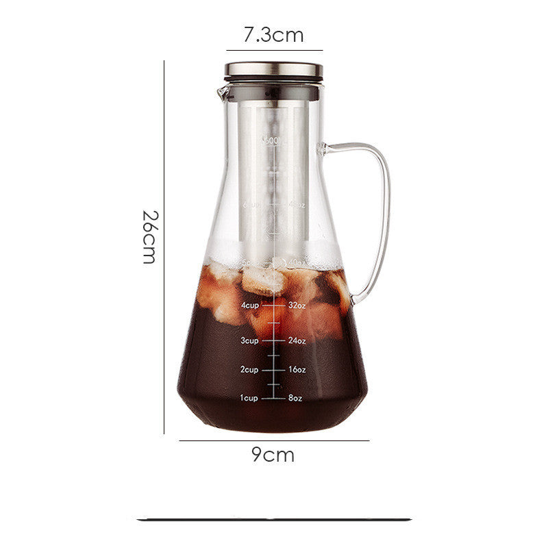 Glass Brew Filter Coffee Tea Infuser