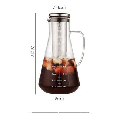 Glass Brew Filter Coffee Tea Infuser