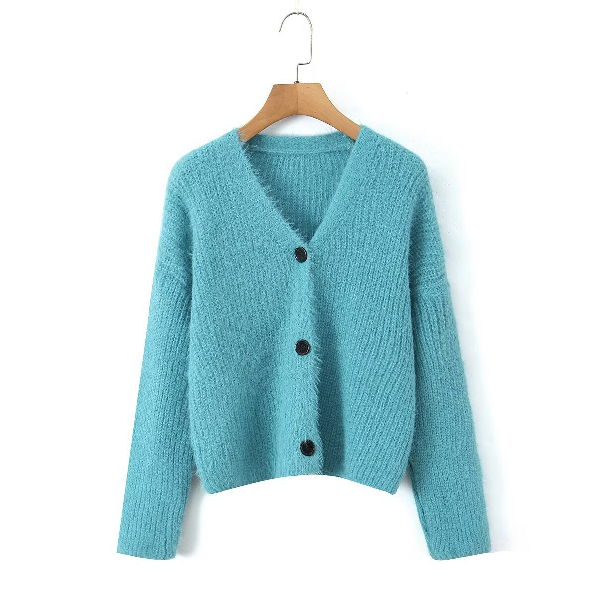 French versatile and minimalist cardigan sweater