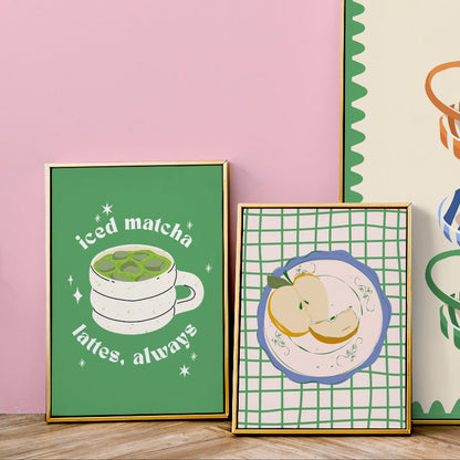 ICED MATCHA LATTE PRINT