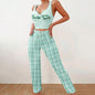 Women’s 2-Piece Plaid Pajama Set