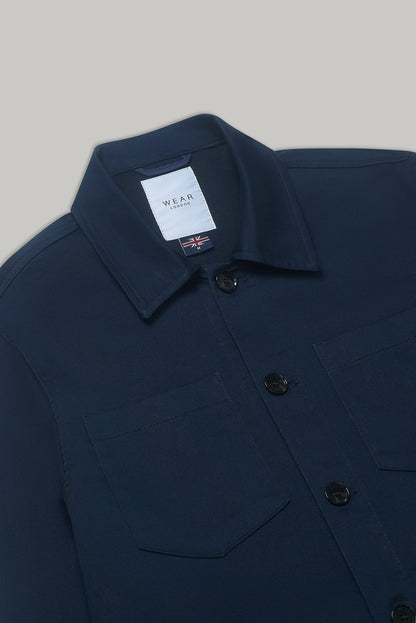 Turner Shacket - Navy Superflex