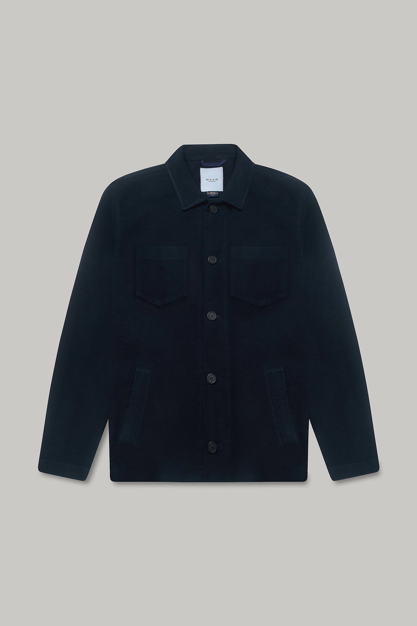Southend Shacket Unlined - Navy Moleskin