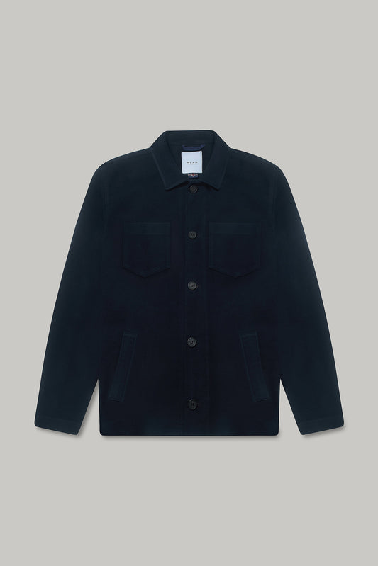 Southend Shacket Unlined - Navy Moleskin