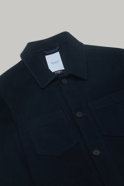 Southend Shacket Unlined - Navy Moleskin