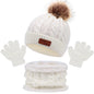 Baby Hat, Gloves, and Scarf Set Acrylic Fiber, One Size