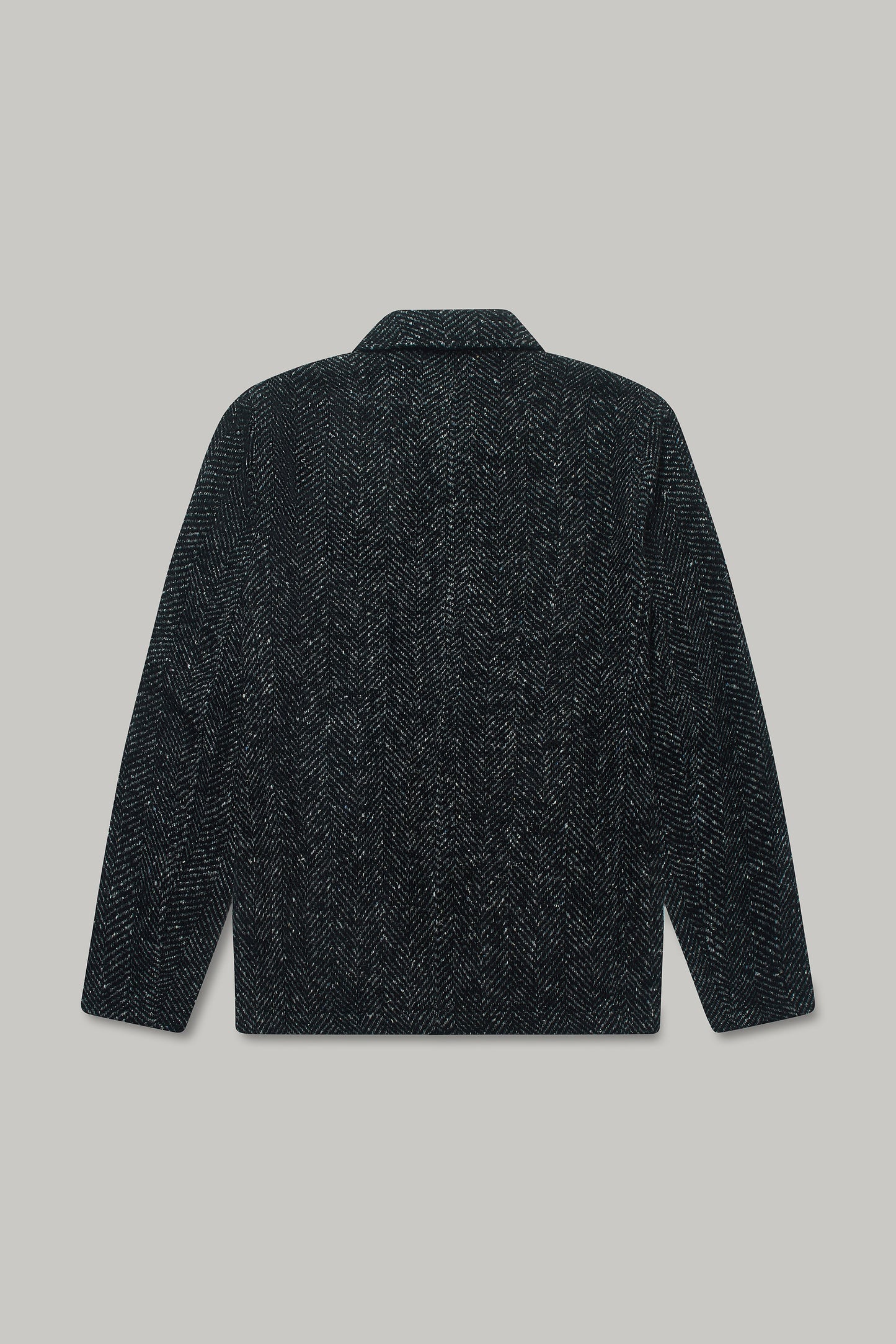 Colt Zip Shacket Unlined - Black & White Hatch