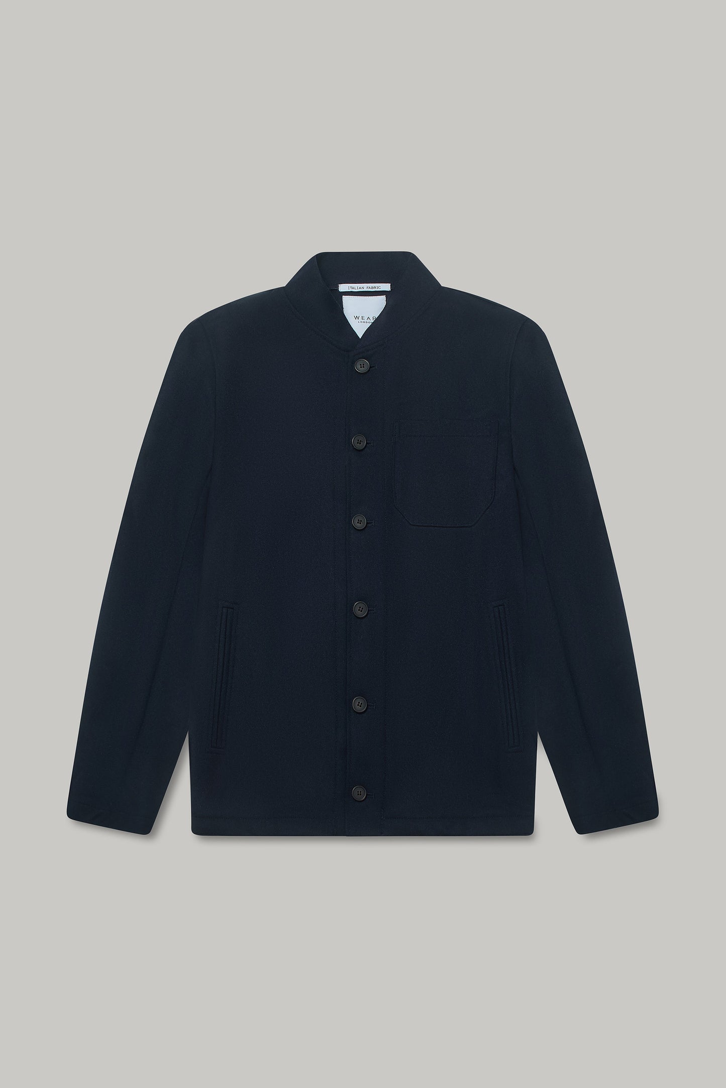 Aldgate Shacket - Navy Wool