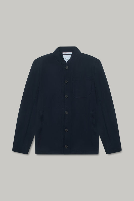 Aldgate Shacket - Navy Wool