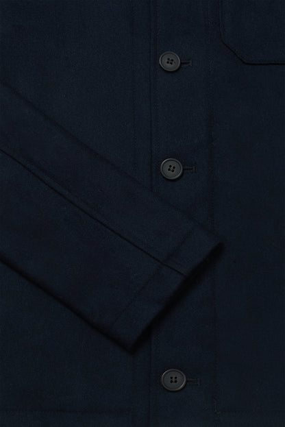 Aldgate Shacket - Navy Wool